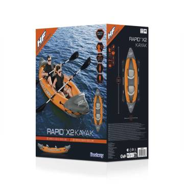 Bestway Hydro-Force Rapid x2 Inflatable Kayak Set | HipoMarket