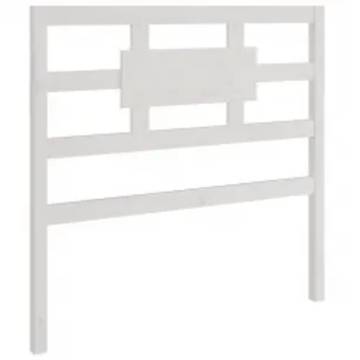 White Solid Wood Bed Frame 90x190 cm - Stylish & Sturdy Design