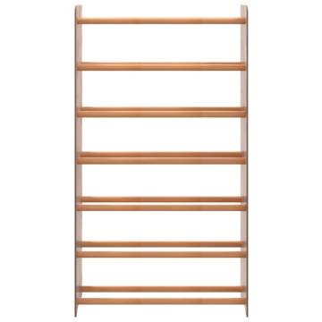 Brown Shoe Rack 65x24x117 cm - Stylish Storage Solution