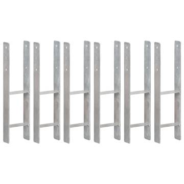 Fence Anchors 6 pcs - Galvanised Steel - Durable & Reliable