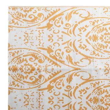 Trendy Outdoor Carpet Orange & White 190x290 cm - Hipomarket