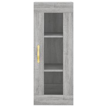 Stylish Highboard Grey Sonoma - 180 cm Engineered Wood