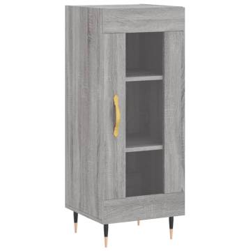 Stylish Highboard Grey Sonoma - 180 cm Engineered Wood