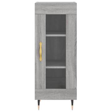 Stylish Highboard Grey Sonoma - 180 cm Engineered Wood