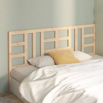 Solid Wood Pine Bed Headboard 206x4x100 cm for Stylish Bedrooms