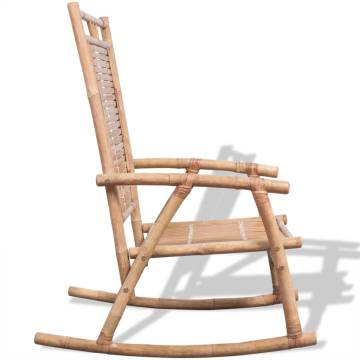 Rocking Chair Bamboo - Stylish & Durable for Indoor & Outdoor