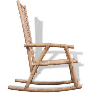 Rocking Chair Bamboo - Stylish & Durable for Indoor & Outdoor