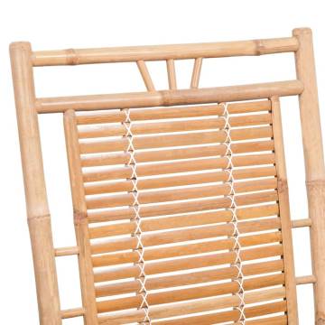 Rocking Chair Bamboo - Stylish & Durable for Indoor & Outdoor