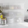 Plastic Storage Boxes 3 pcs 10 L Stackable | HipoMarket UK