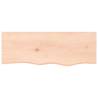 Wall Shelf 80x30 cm Solid Oak - Untreated & Handmade