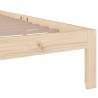 Solid Wood Bed Frame 100x200 cm | Stylish & Sturdy Design