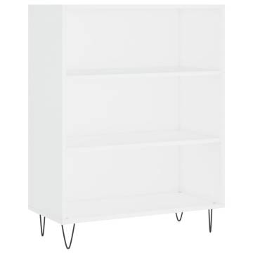 Stylish Highboard White 69.5x32.5x180 cm | Hipomarket