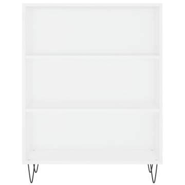 Stylish Highboard White 69.5x32.5x180 cm | Hipomarket