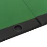 10-Player Folding Poker Tabletop - Green 208x106 cm