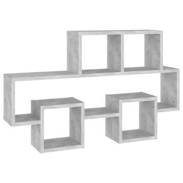 Car-Shaped Wall Shelf - Concrete Grey | Stylish Storage Solution