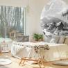 WallArt Wallpaper Circle - Guadeloupe Landscape 190 cm | HipoMarket