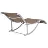 Folding Sun Loungers 2 pcs - Taupe Textilene | HipoMarket