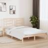 Bed Frame Solid Wood Pine 140x190 cm Colour natural Size 140 x 190 cm 