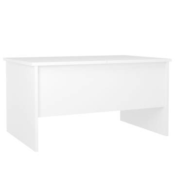 Elegant White Coffee Table - 80x50x42.5 cm - Premium Quality