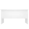 Elegant White Coffee Table - 80x50x42.5 cm - Premium Quality