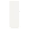 Wine Cabinet White 45x34x100 cm | Solid Pine Wood Storage