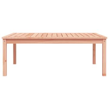 Garden Table - Solid Wood Douglas | 121x82.5 cm - Hipomarket