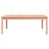 Garden Table - Solid Wood Douglas | 121x82.5 cm - Hipomarket