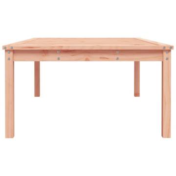 Garden Table - Solid Wood Douglas | 121x82.5 cm - Hipomarket