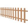 Picket Fence WPC 200x60 cm - Durable Garden Barrier