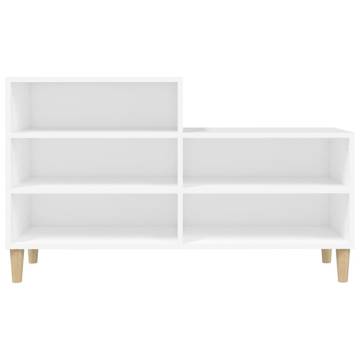 Shoe Cabinet White 102x36x60 cm | Stylish Storage Solution