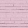 Noordwand Good Vibes Pink Brick Wall Wallpaper | HipoMarket