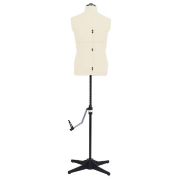 Adjustable Male Dress Form Cream - Sizes 37-45 | HipoMarket