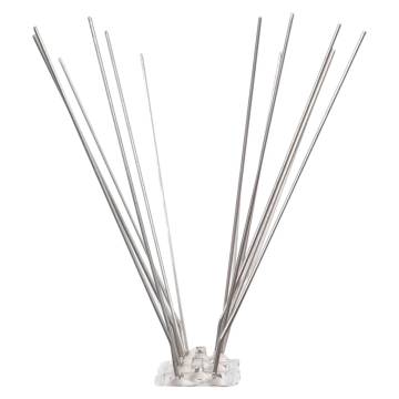 4-Row Stainless Steel Bird & Pigeon Spikes Set - 10m