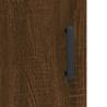 Elegant Wall Mounted Cabinet - Brown Oak 69.5x34x90 cm