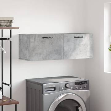 Wall Cabinet Concrete Grey - Stylish & Practical Storage Solution