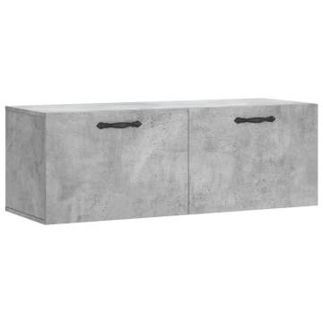 Wall Cabinet Concrete Grey - Stylish & Practical Storage Solution