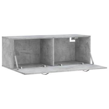 Wall Cabinet Concrete Grey - Stylish & Practical Storage Solution