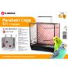 FLAMINGO Budgie Cage Siri - Spacious Copper Bird Home