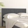 Bed Headboard Grey - Solid Pine Wood | Hipomarket UK