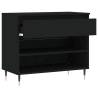 Shoe Cabinet Black 70x36x60 cm - Stylish & Space-Saving Storage