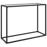 Console Table Transparent 100x35x75 cm Tempered Glass Colour transparent Size 100 x 35 x 75 cm Quantity in Package 1 Model without feet 