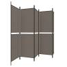 5-Panel Anthracite Room Divider - Durable & Versatile | HipoMarket