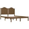 Honey Brown Solid Wood Pine Bed Frame 120x200 cm