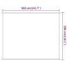 Vertical Awning White 300x360 cm - Premium Oxford Fabric