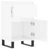 Trendy High Gloss White Sideboards - 2 pcs | Hipo Market