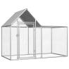 Chicken Coop 2x1x1.5 m Galvanised Steel Size 2 x 1 x 1.5 m 