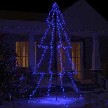 Christmas Cone Tree with 360 LEDs - Indoor & Outdoor 143x250 cm