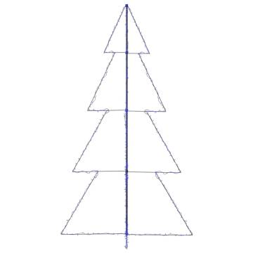 Christmas Cone Tree with 360 LEDs - Indoor & Outdoor 143x250 cm