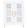 Elegant Highboard White 69.5x34x180 cm - Stylish Storage