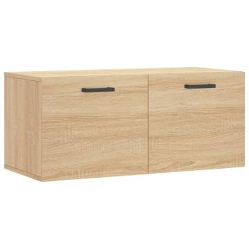 Wall Cabinet Sonoma Oak - 80x36.5 cm | Hipomarket